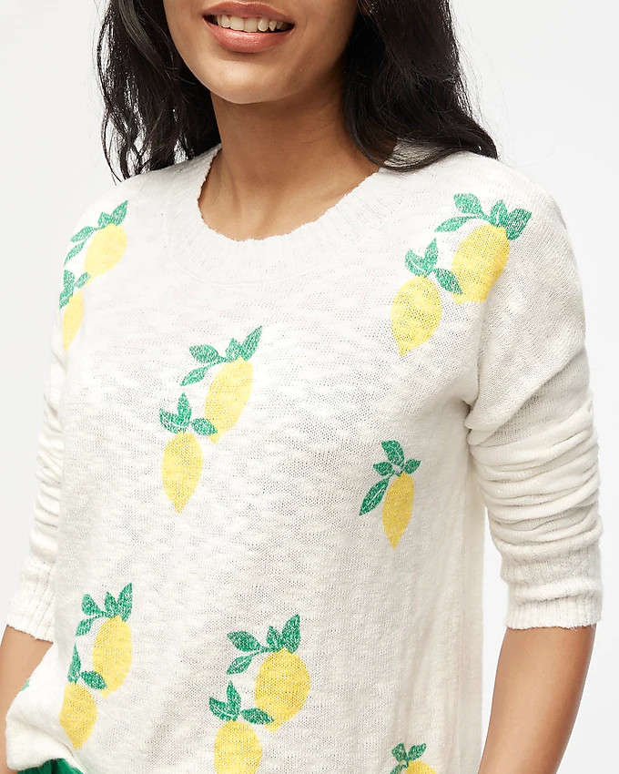 Lemon beach pullover sweater | J.Crew Factory