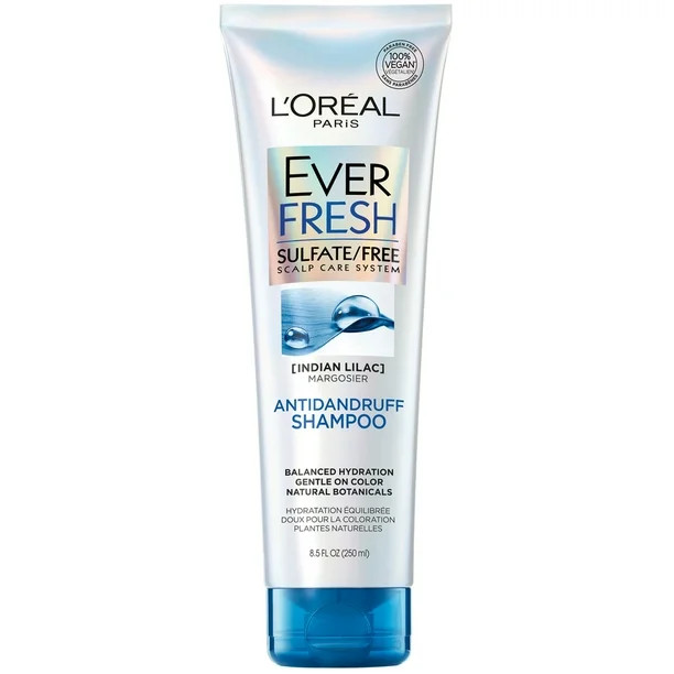 L'Oreal Paris EverFresh Antidandruff Shampoo Sulfate Free, 8.5 fl. oz. - Walmart.com | Walmart (US)