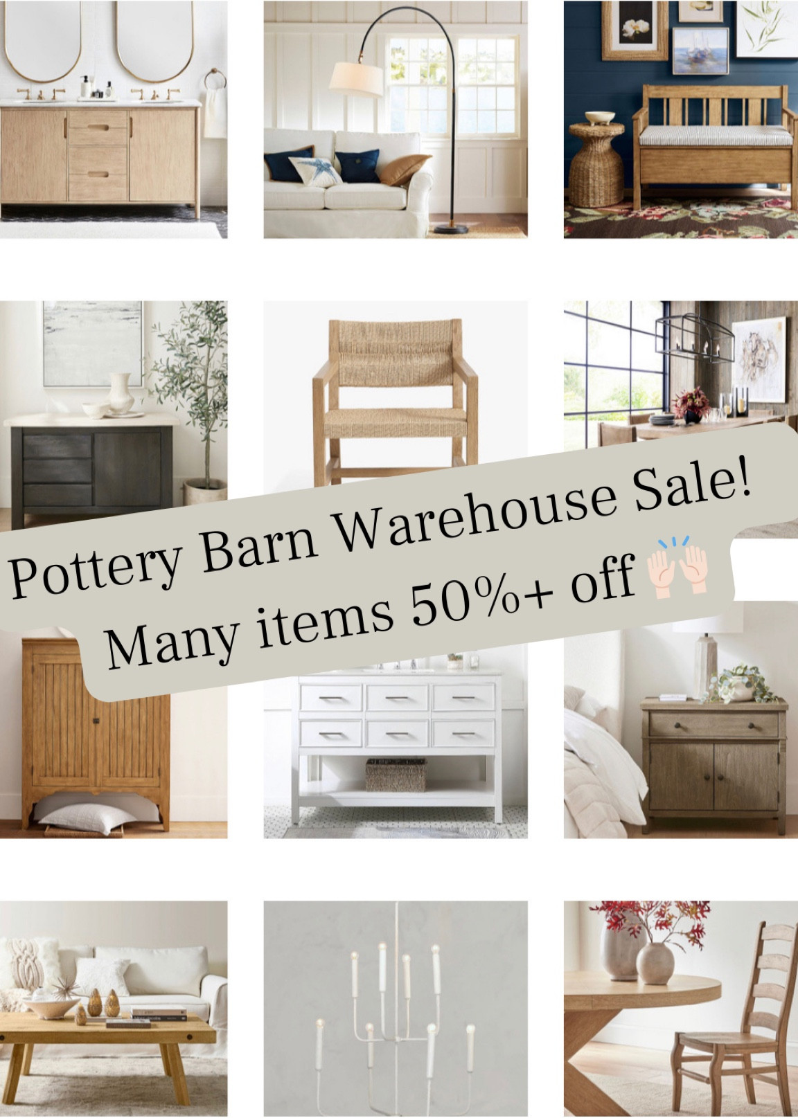 WAREHOUSE + OPEN BOX SALE curated on LTK