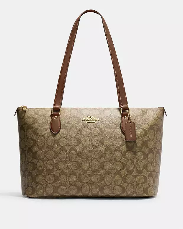 Gallery Tote Bag In Signature Canvas | Coach Outlet US