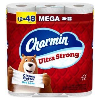 Charmin Ultra Strong Toilet Paper, 12 Mega Rolls | CVS Health