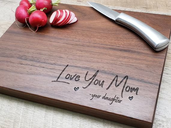 Mother's Day Gift Personalized Cutting Board Maple or | Etsy | Etsy (US)