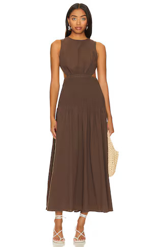 Lottie Dress in Chocolate | Revolve Clothing (Global)