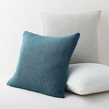 Cotton Knit Pillow Cover | West Elm (US)