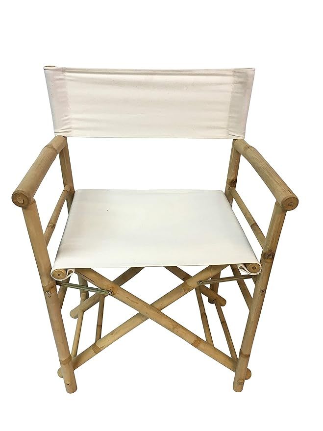 Master Garden Products Bamboo Director Chair, 35”H x 23”W x 19”D | Amazon (US)