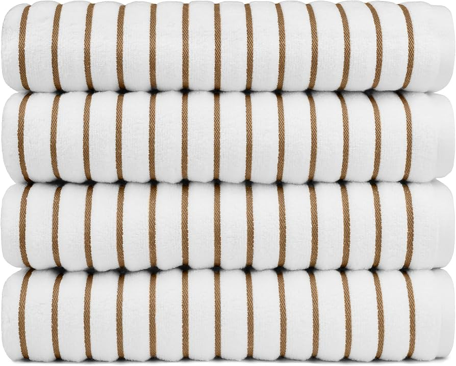 Amazon.com: Black & White Brands Brazilian Beach/Pool/Bath Towel - Ultimate Absorbent Luxury XL 3... | Amazon (US)