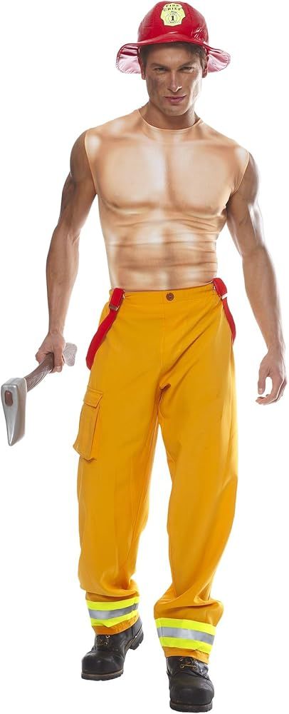 Costume Culture Men's Sexy Firefighter Dude Costume Extra Large | Amazon (US)