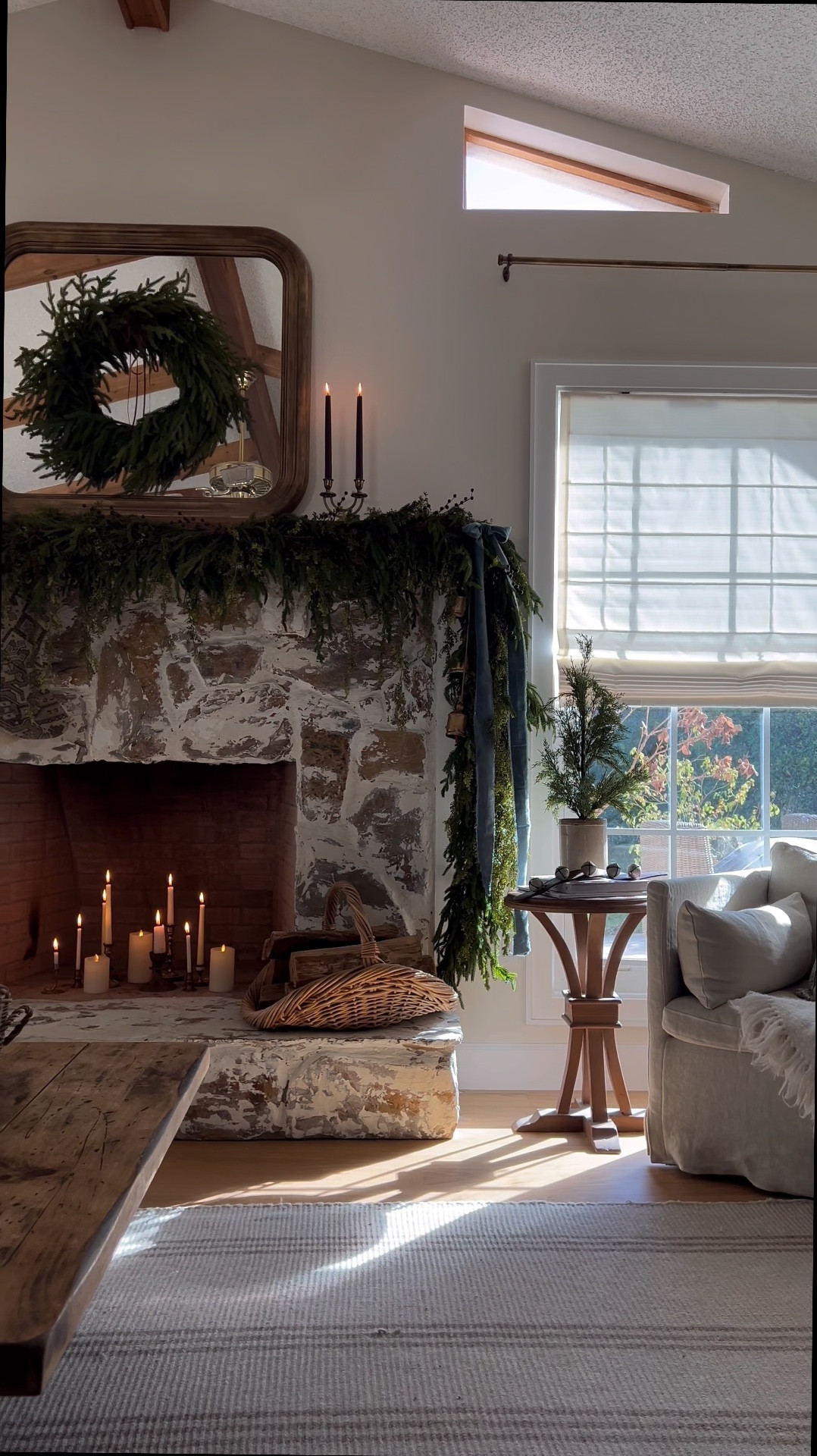 my 2024 christmas mantle 🌲🌿✨🤎

#LTKHoliday #LTKSeasonal #LTKHome