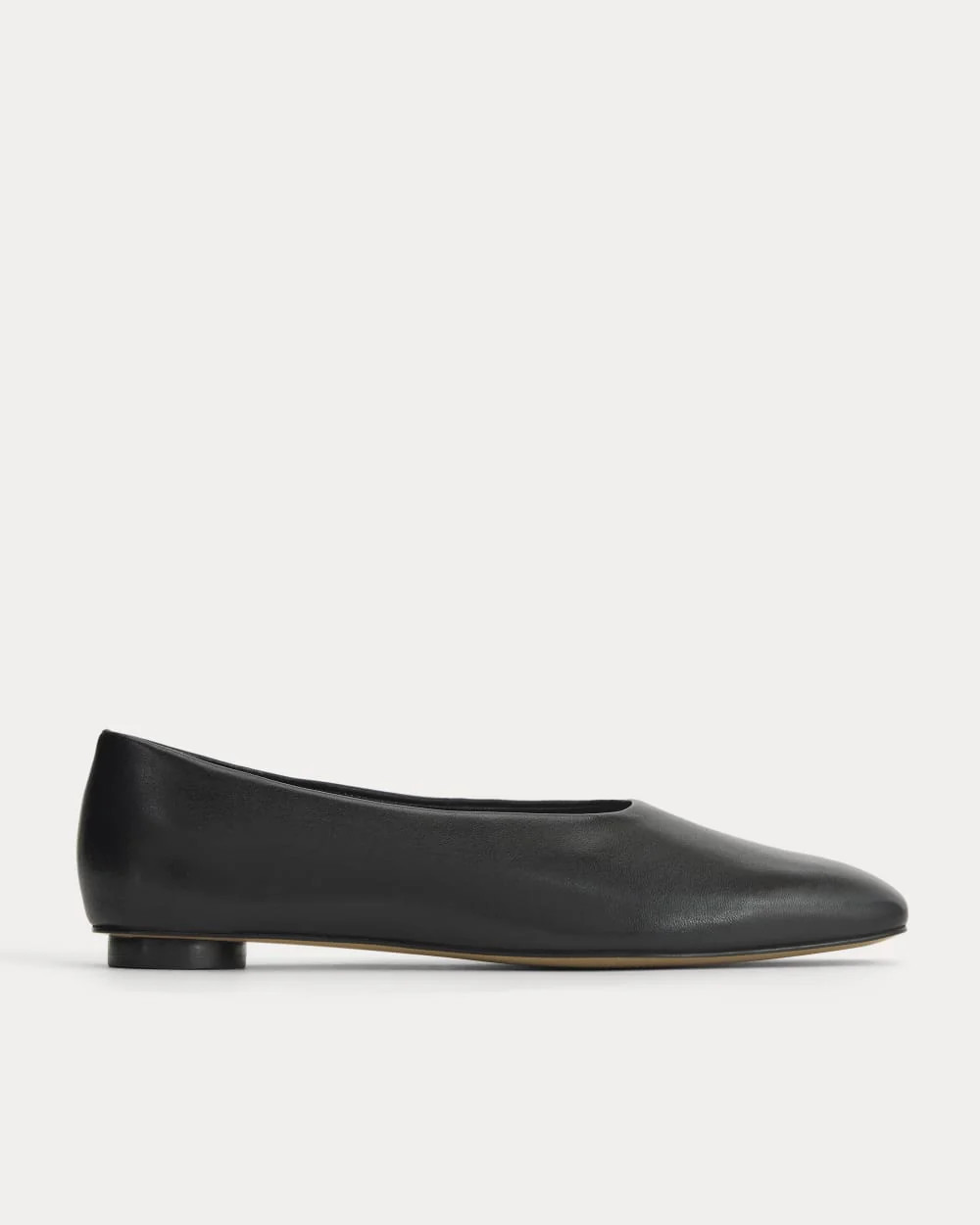Gallery Square-Toe Flat | Black | Everlane