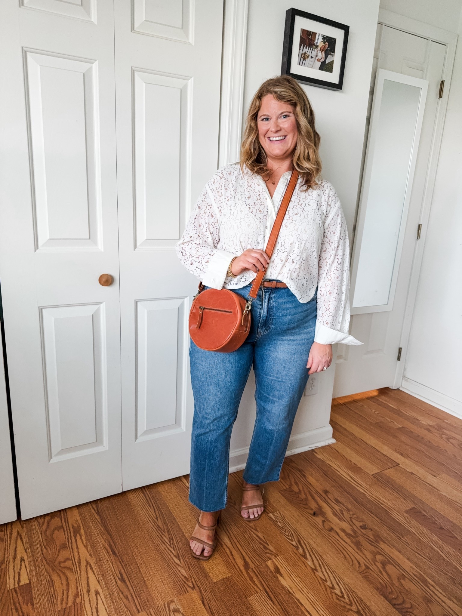 Wearing a large in my lace top and a 33 short in my jeans

Date night outfit, girls night outfit, lace top and jeans 

If you’re wanting the sweatshirt I shared in the beginning of the reel use code STEPHSHARES20 to save!! 

#LTKSeasonal #LTKMidsize #LTKFindsUnder50