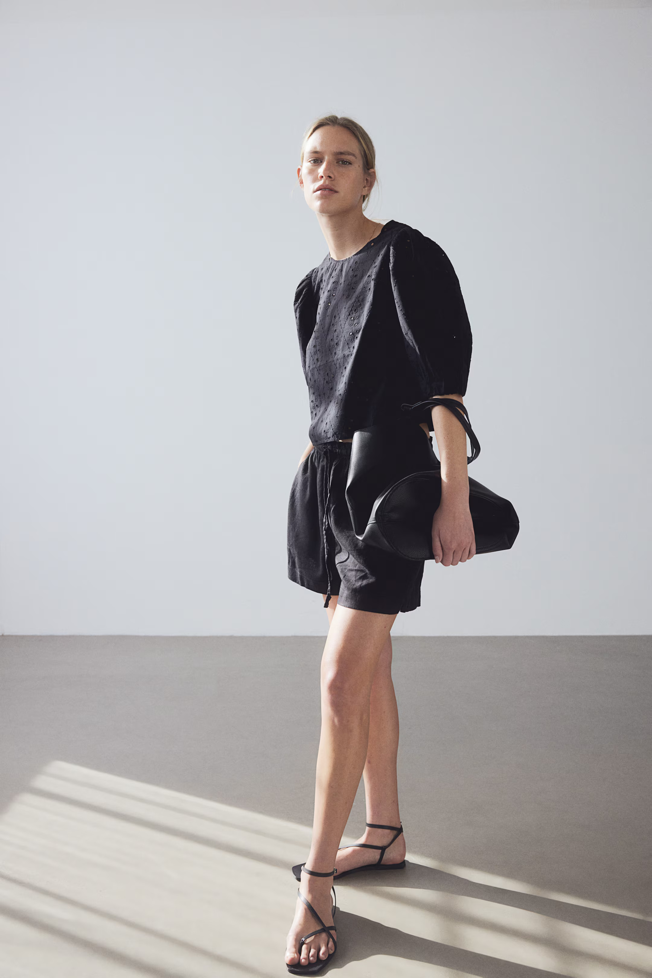 Linen-blend Shorts | H&M (US + CA)