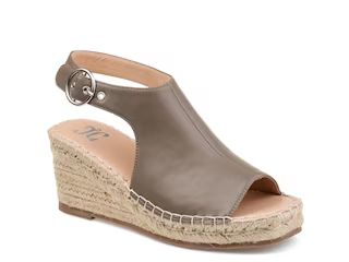 Journee Collection Crew Espadrille Wedge Sandal | DSW