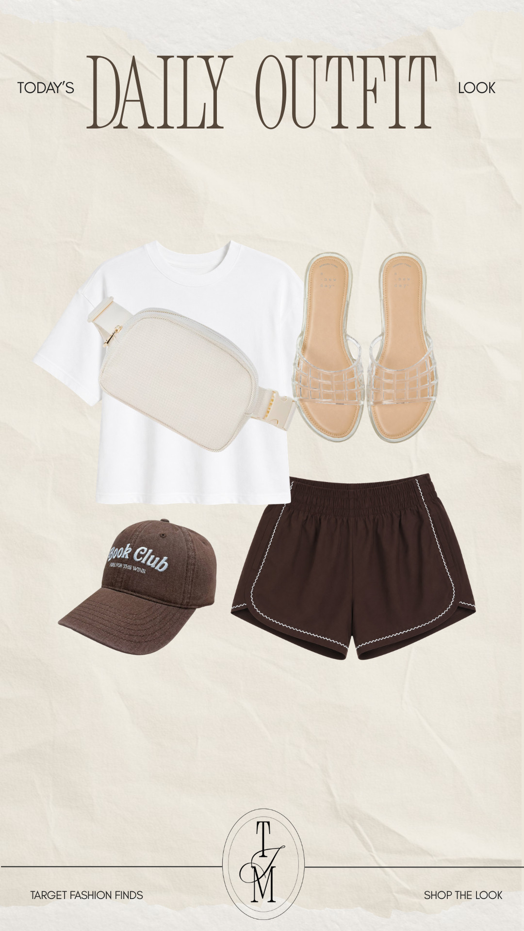 Easy summer outfits are always a yes 🤍 This neutral Target look is giving effortless—an oversized tee, comfy shorts, clear sandals, and the cutest accessories for everyday wear.
wedding guest dress summer, summer outfits, summer dresses, country concert outfits, concert outfits, business casual workwear, vacation outfits beach, plus size fashion, date night outfits, travel outfits 

 #LTKgrwm #LTKootd #LTKSeasonal