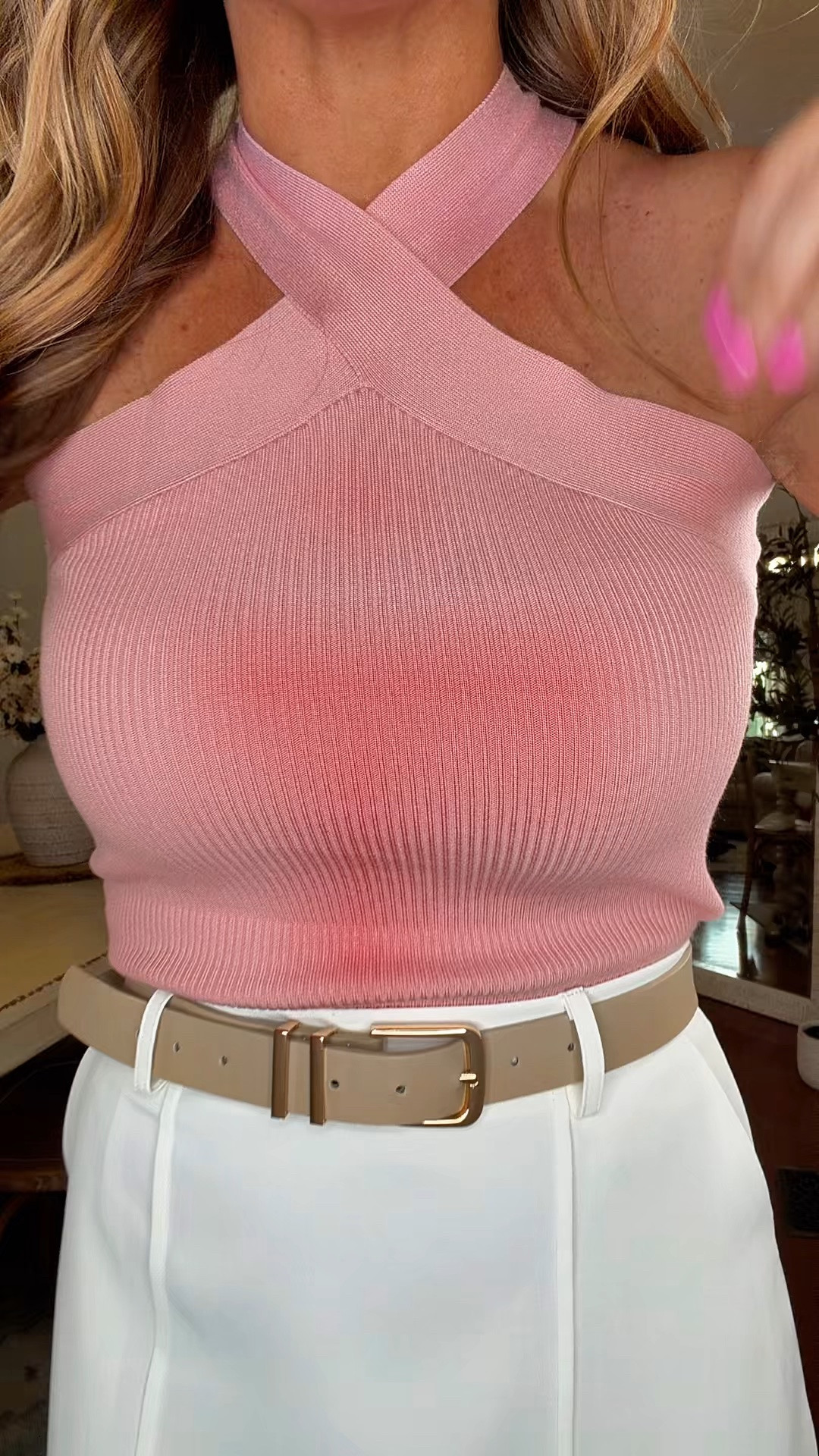Criss Cross Halter Top Women | Ribbed Knit Tank Slim Fit Summer Aesthetic Top

Not your basic tank—this criss-cross halter top adds the perfect touch to any outfit. Flattering, stylish, and easy to dress up or down.

* halter top women
* criss cross tank top
* ribbed summer top

#SummerTops
#OutfitInspo #tiktokshopstockup #summervibe

#LTKMothersDay #LTKootd #LTKmomlife