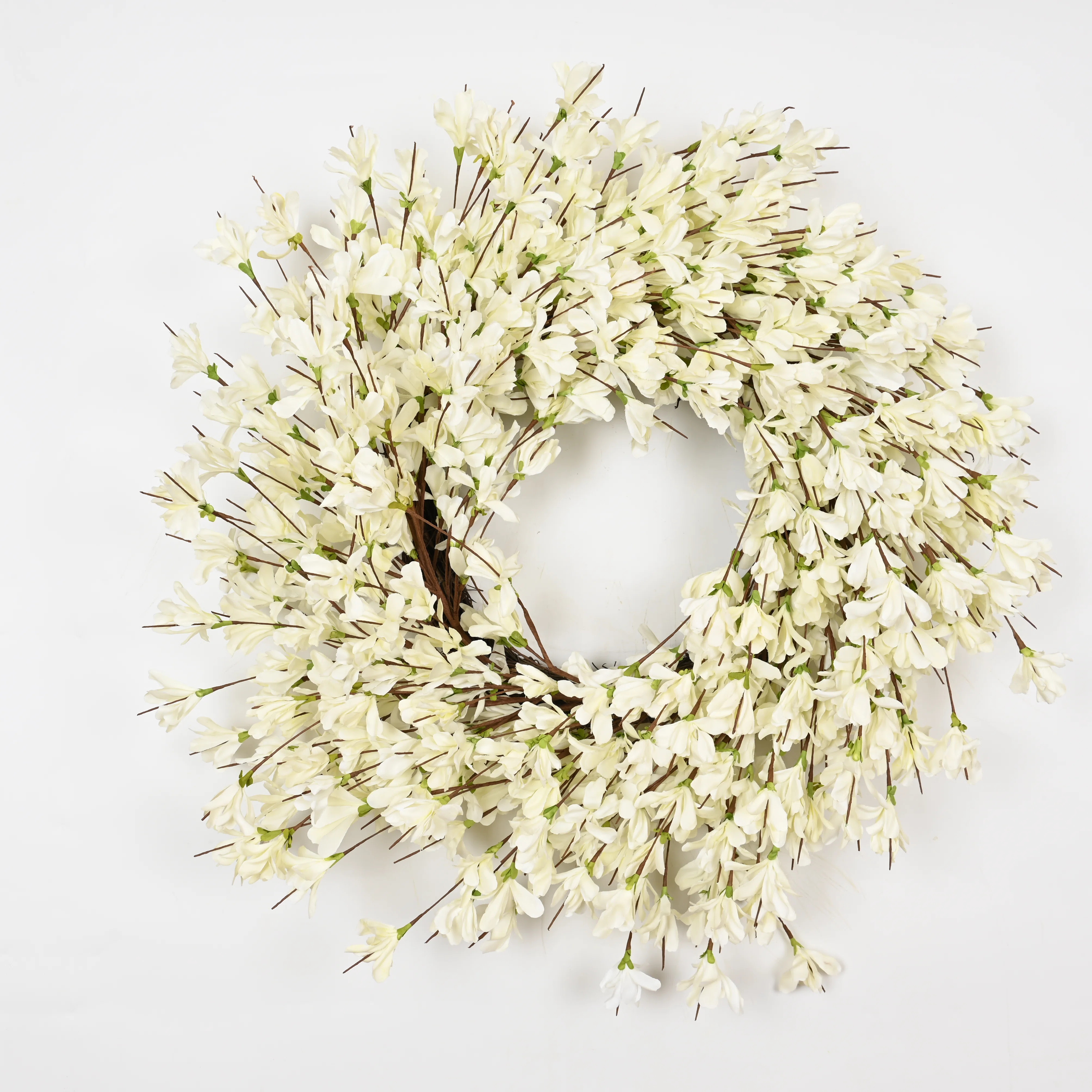 24" Handmade Spring Forsythia Wreath | Joss & Main