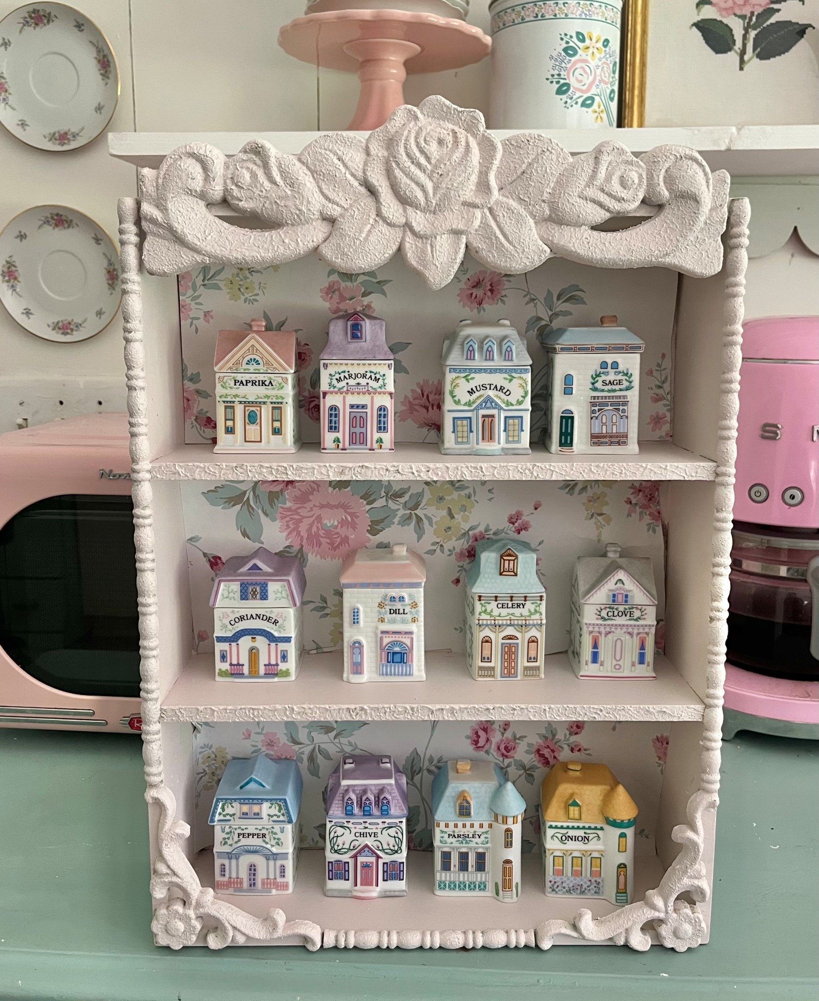 Exciting little update! 💕 I grabbed a few pieces from the Lenox Spice Village Collection when they first re-launched the new line, but they sold out so fast I couldn’t finish my set. I just saw they were back in stock and scooped up six more to finally complete it! 🥹

I’ve had some of the vintage originals too, so now I love having a mix of both old and new. And to display them, I found this cute little shelf at Michaels! It didn’t start out this color, but y’all know I had to give it a makeover to make it feel more like me. 😄

If you’ve been looking for these too, now’s a good time—they’re in stock (for now 👀), and Michaels has a few shelf options that work perfectly for them.

Comment “shop” if you want the links 💬

#LenoxSpiceVillage #CottageStyleKitchen #MichaelsFinds #VintageMeetsModern #CottageOnWynn
