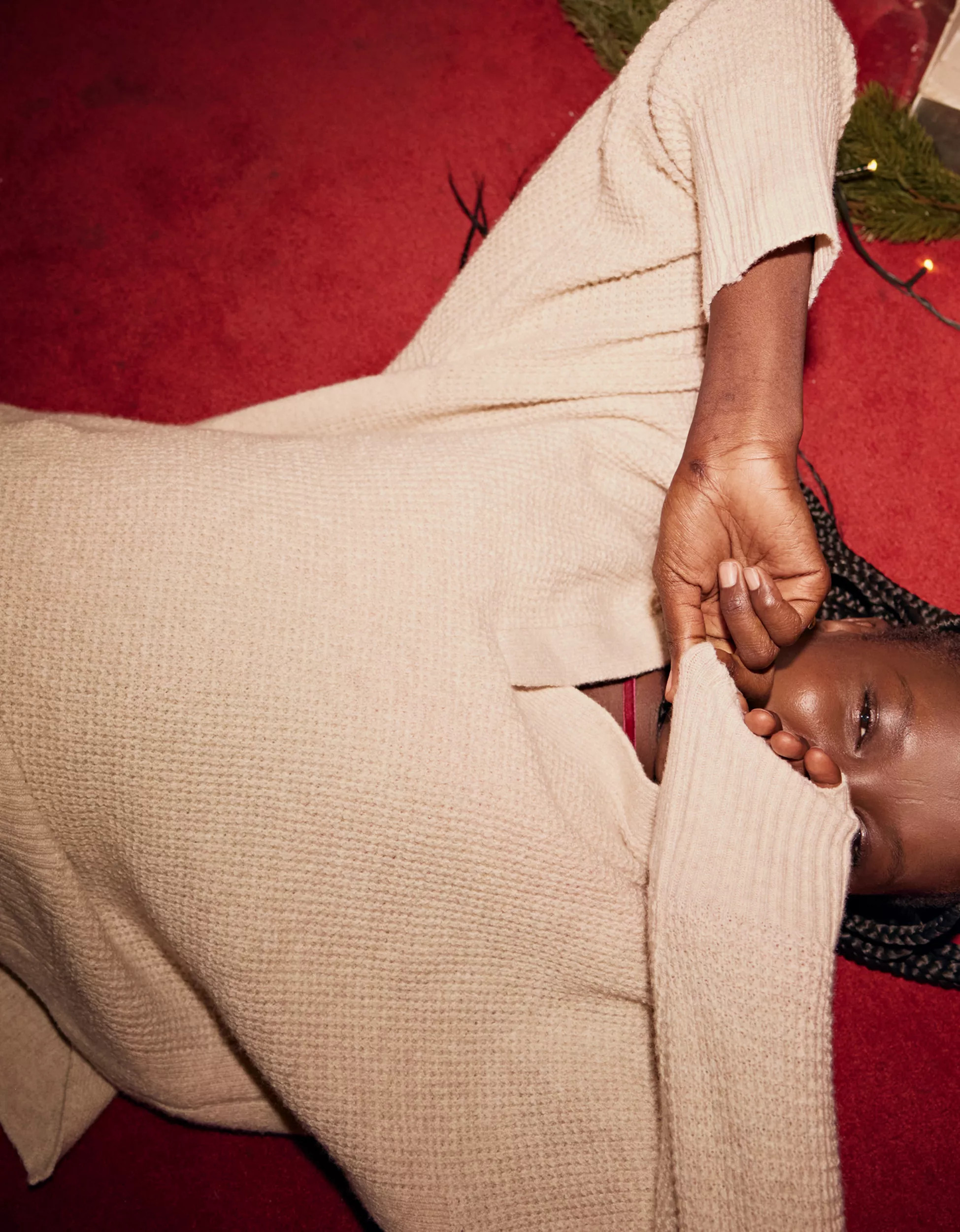 Aerie CozyUp Waffle Polo Sweater | American Eagle Outfitters (US & CA)