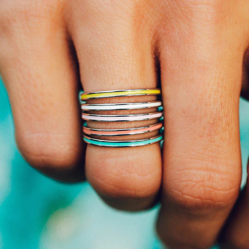 Spring Fling Ring Stack | Pura Vida Bracelets