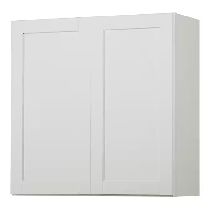 Diamond NOW Arcadia 30-in W x 30-in H x 12-in D White Door Wall Stock Cabinet Lowes.com | Lowe's
