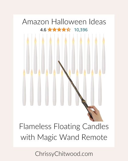 Amazon Halloween Ideas: These flameless floating candles with magic wand remote are so cool! 

These are on my wish list. 

Halloween decorations, Amazon find, Halloween decor

#LTKHalloween #LTKhome #LTKfamily