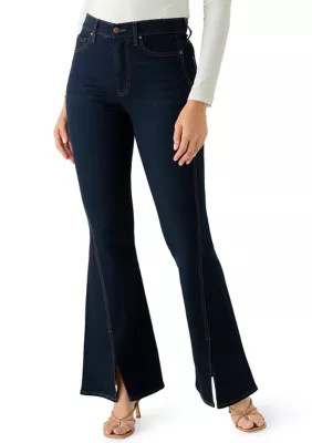 Jessica Simpson Women's Charmed Fitted Flare Jeans, 32 | Belk