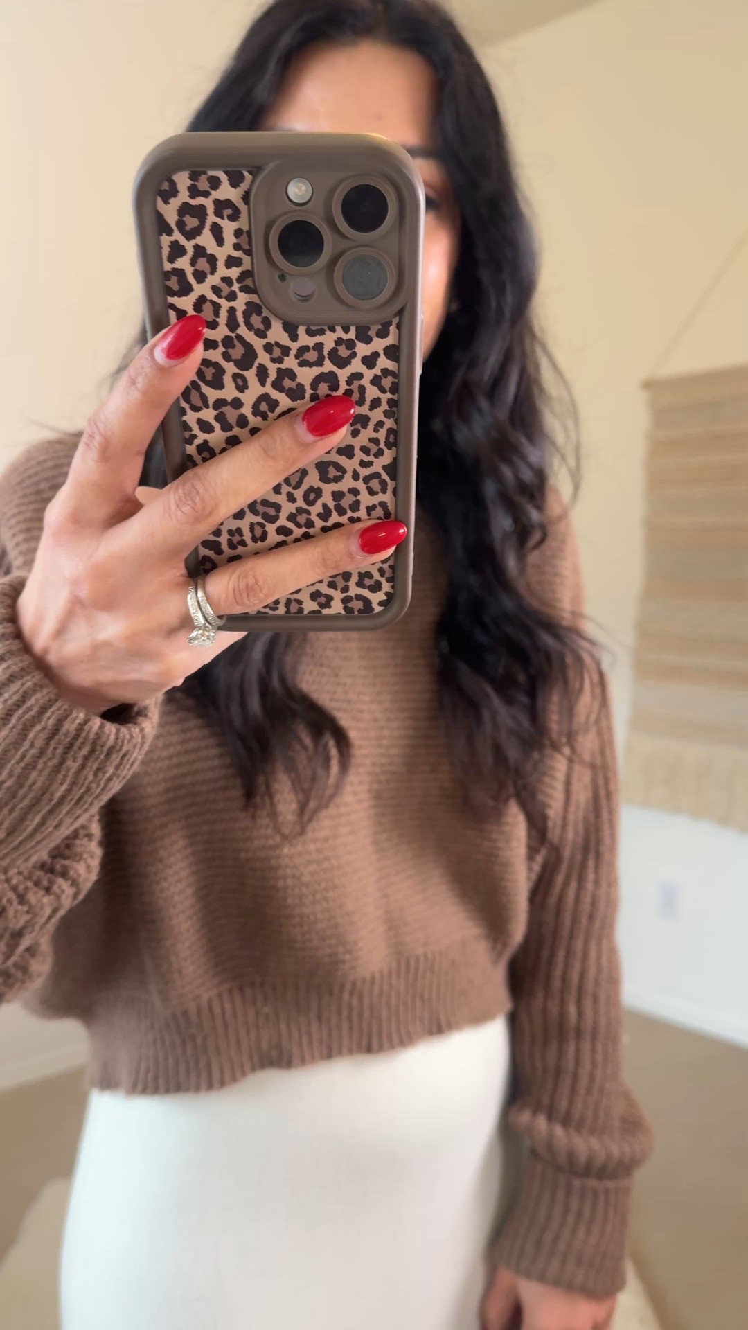 Loving this sweater and skirt combo 🤎 Adding my favorite brown suede boots and matching brown bag really elevates the whole look!

#LTKgrwm #LTKootd #LTKOver40