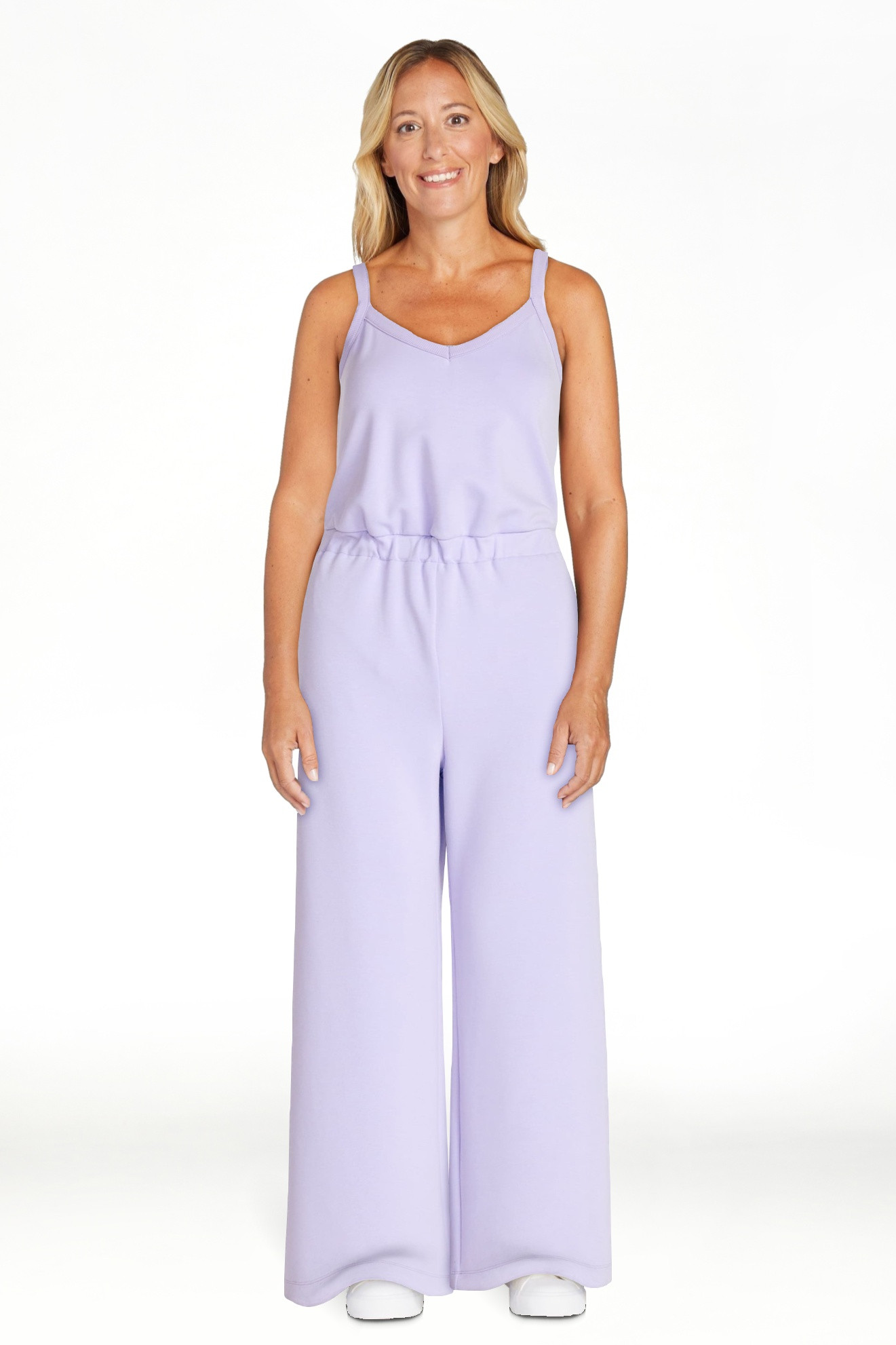 Scoop Women's and Women's Plus Scubaknit Tank Jumpsuit, Sizes XS-4X | Walmart (US)