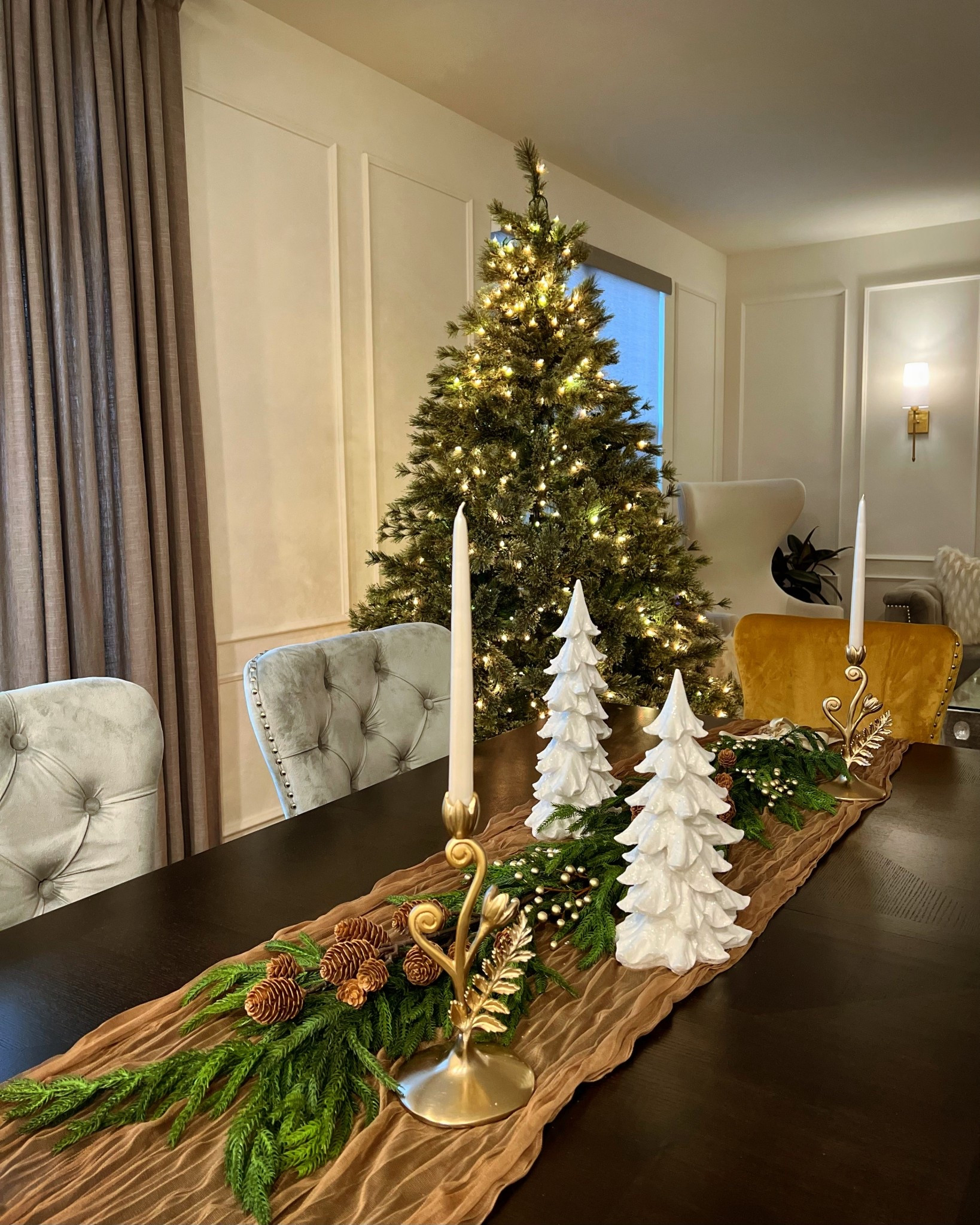 Transform your dining room with elegant Christmas tablescape décor featuring winter greenery and gold accents, festive centerpieces, and cozy holiday flair.

Follow me on IG @urbanstyle_chic



Christmas tablescape décor, 
Holiday table decorations, 
Christmas table setting ideas, 
Festive tablescape inspiration,
Elegant Christmas table décor,
Rustic Christmas tablescape
Modern Christmas table design,
Christmas centerpiece ideas
Holiday dining room décor,
Winter tablescape ideas
Christmas place setting inspiration,
Christmas table styling
Holiday dinner table décor,
Traditional Christmas table décor
Red and gold Christmas table décor

#LTKSeasonal #LTKHome #LTKHoliday