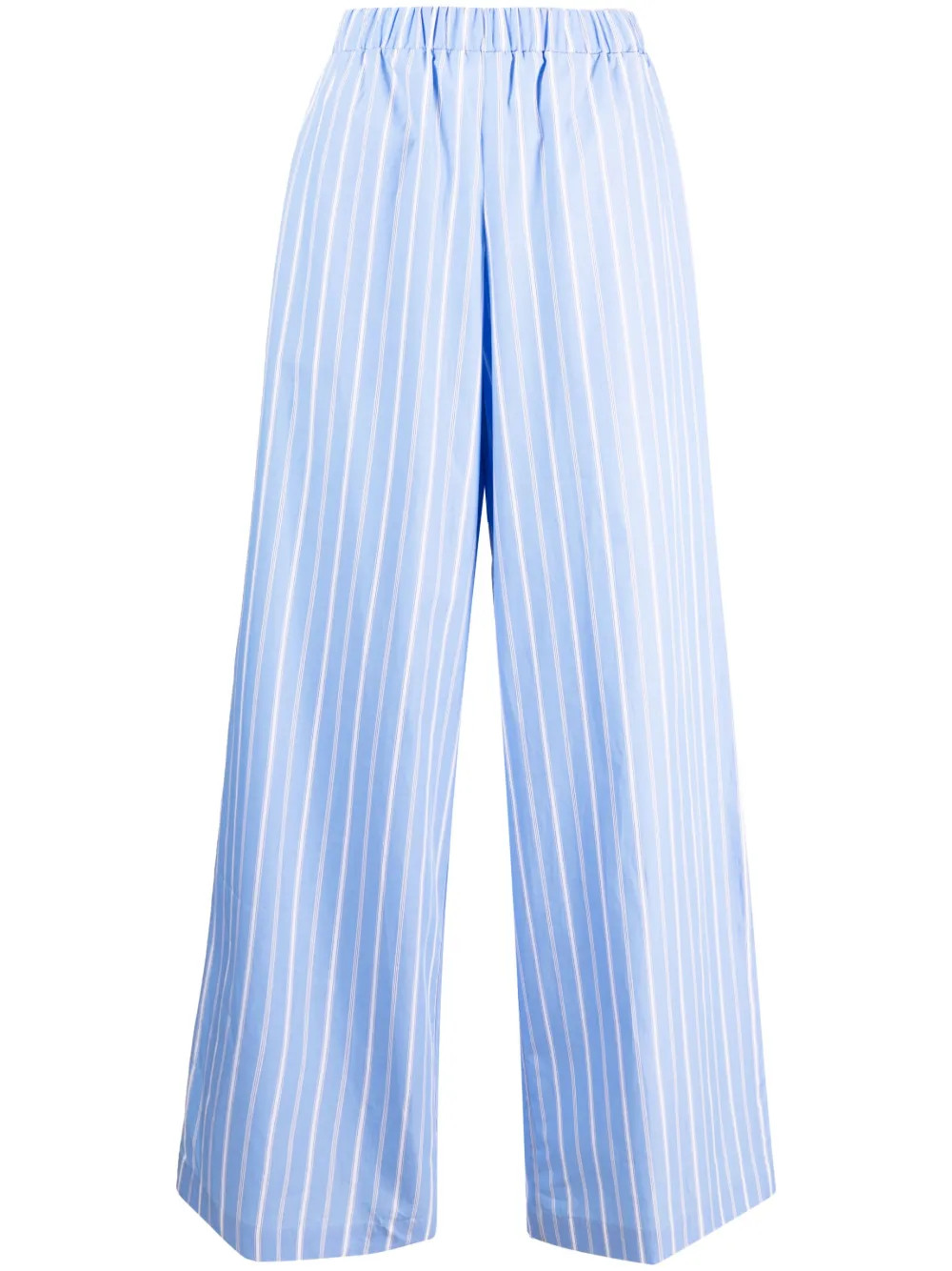 WOERA Pantalones Palazzo a Rayas - Farfetch | Farfetch Global