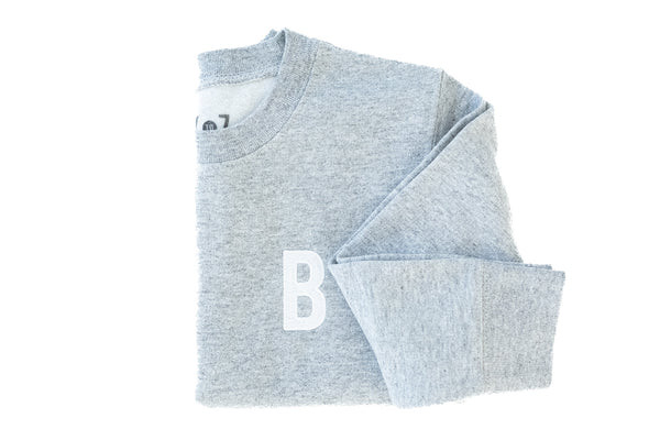 Heather Grey Letter Sweatshirt | Rey to Z