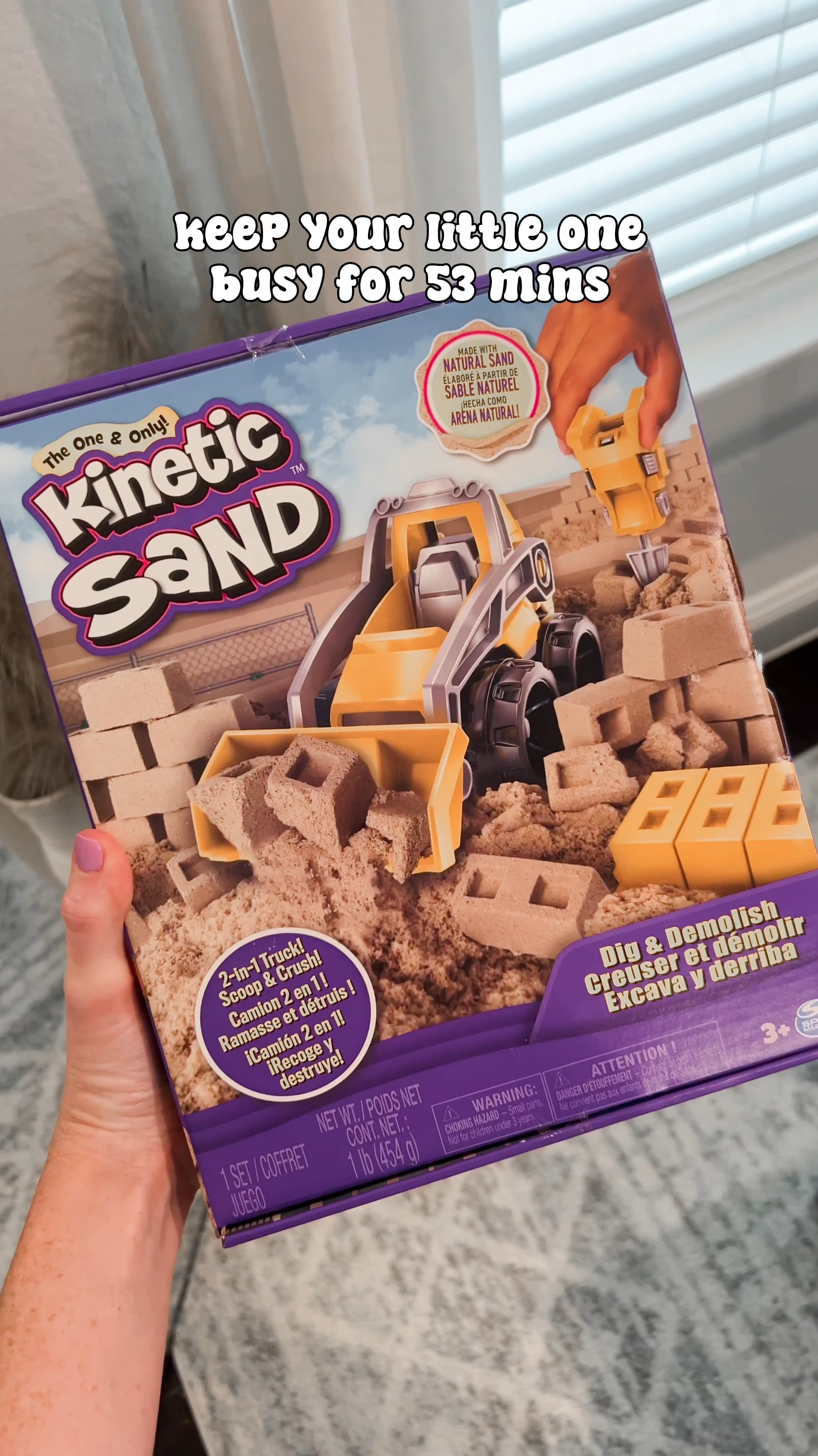 There’s nothing like a few minutes of peace with toddlers in the house 😅 Mine played with this for a full 53 mins and has asked for it every day since! Best $8 I’ve ever spent! Order yours today and enjoy your coffee in peace like I have been lately 😉 

#kineticsand #kineticsandtoys #diganddemolish #targetfinds #amazonfinds #sensoryplay #targettoys #amazontoys #toddleractivities #toddlerplay #toddlersensoryplay

#LTKFamily #LTKKids #LTKBacktoSchool