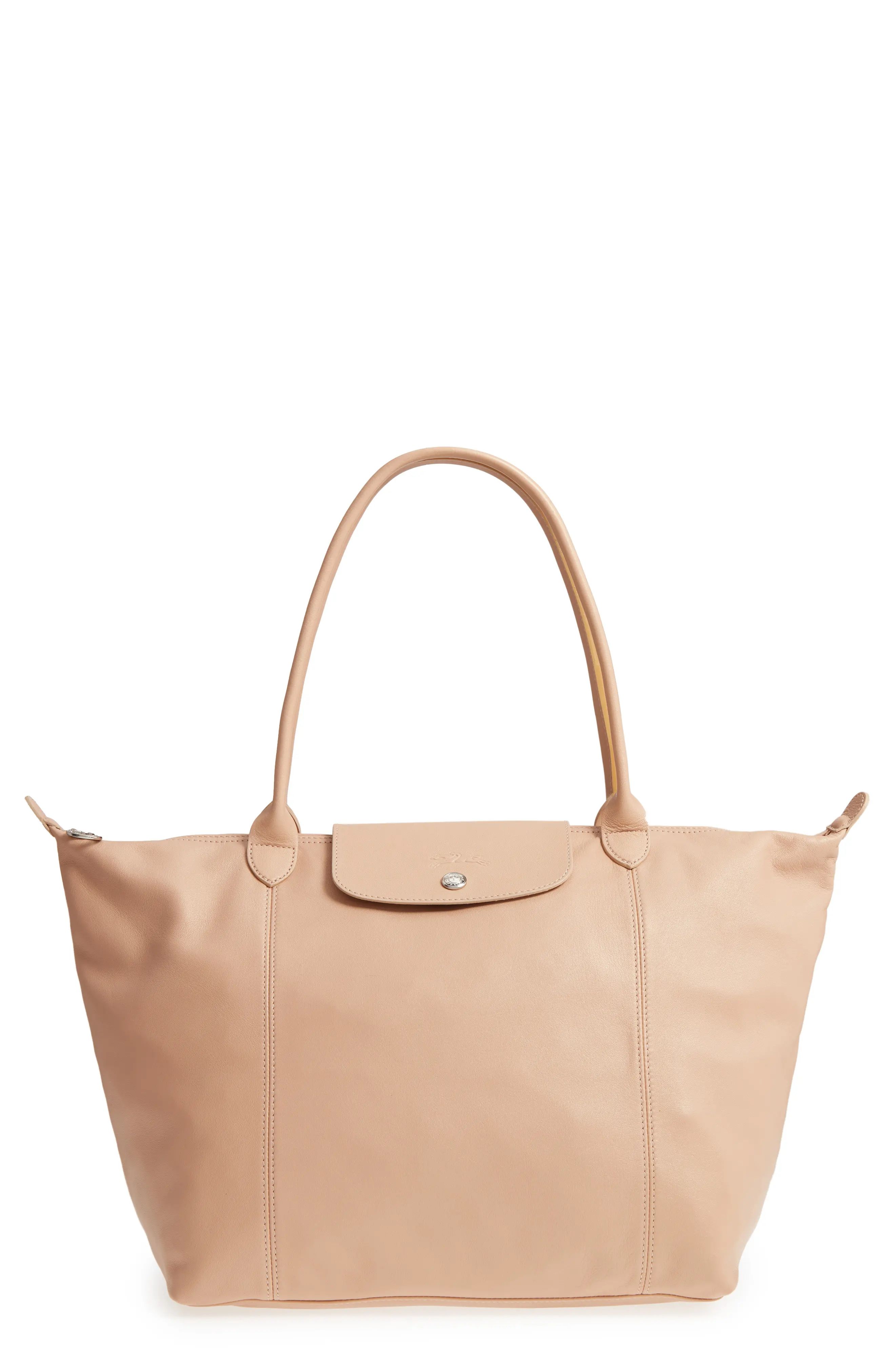 Longchamp Le Pliage Cuir Leather Tote (Nordstrom Exclusive) | Nordstrom