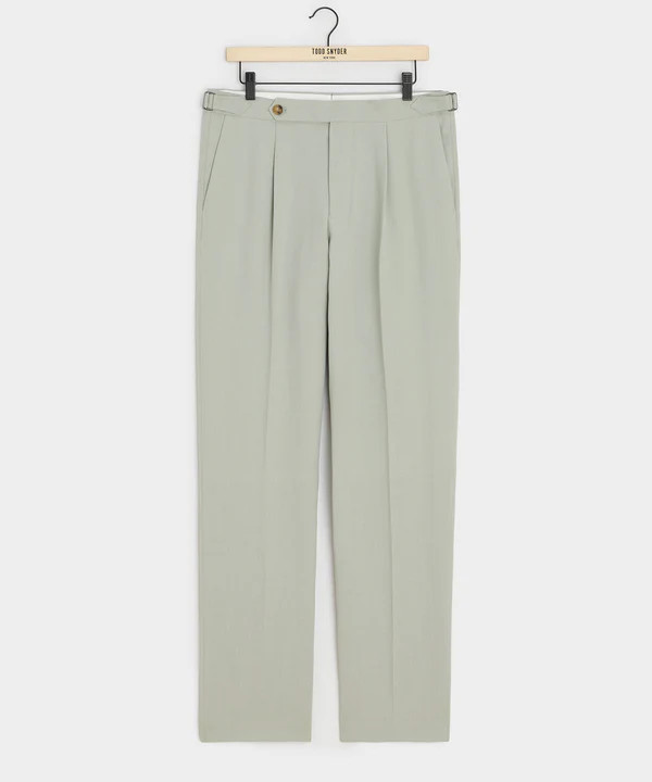 Italian Sueded Linen Side Tab Trouser | Todd Snyder