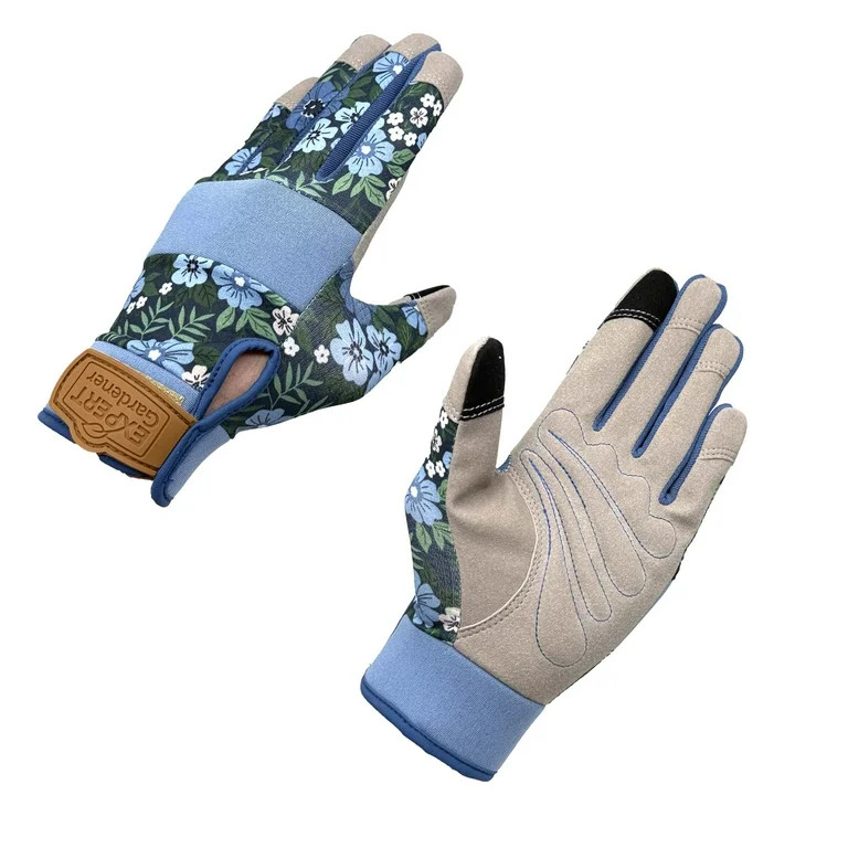 Expert Gardener Womens Cooling, Adustable Wrist, Synthetic Leather Gardening Gloves, Size M | Walmart (US)