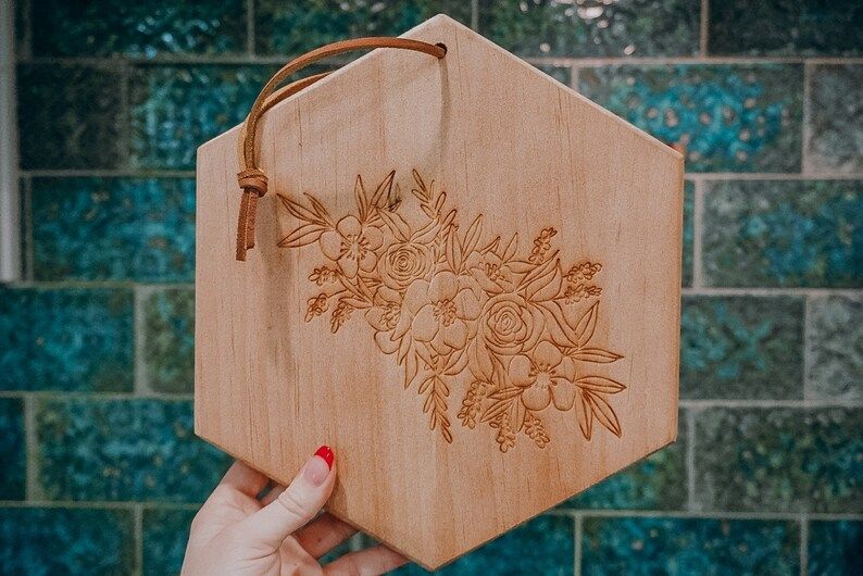 floral cutting board | Etsy (US)