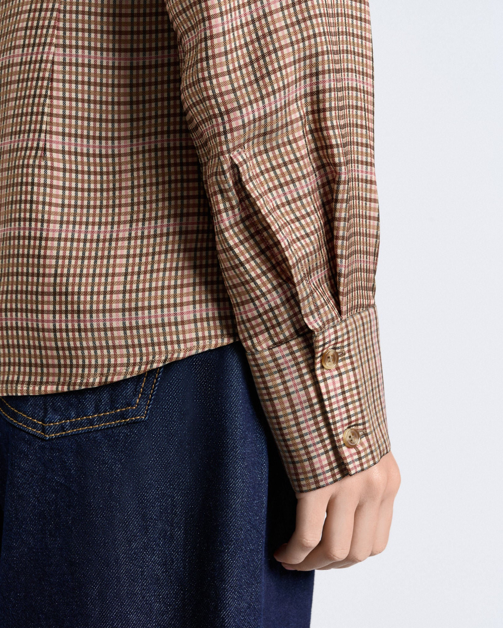 Check Fitted Shirt | Cue AU