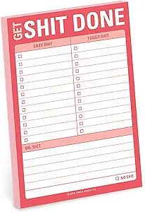 Knock Knock Get Shit Done Great Big Sticky Note, Large to-Do List Sticky Pad, 4 x 6-inches | Amazon (US)