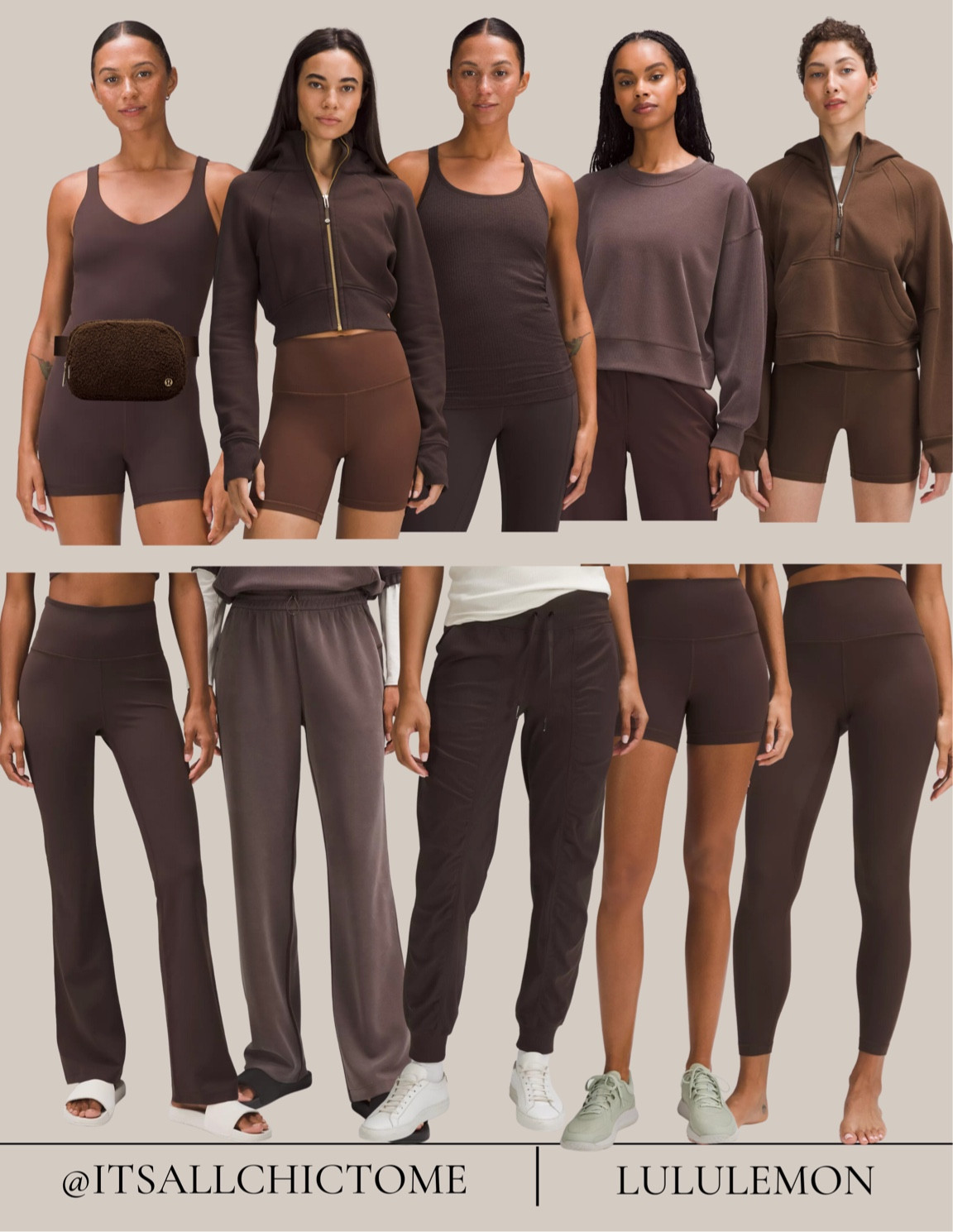 Lululemon espresso color restocked in a lot of styles! 

#LTKfitness