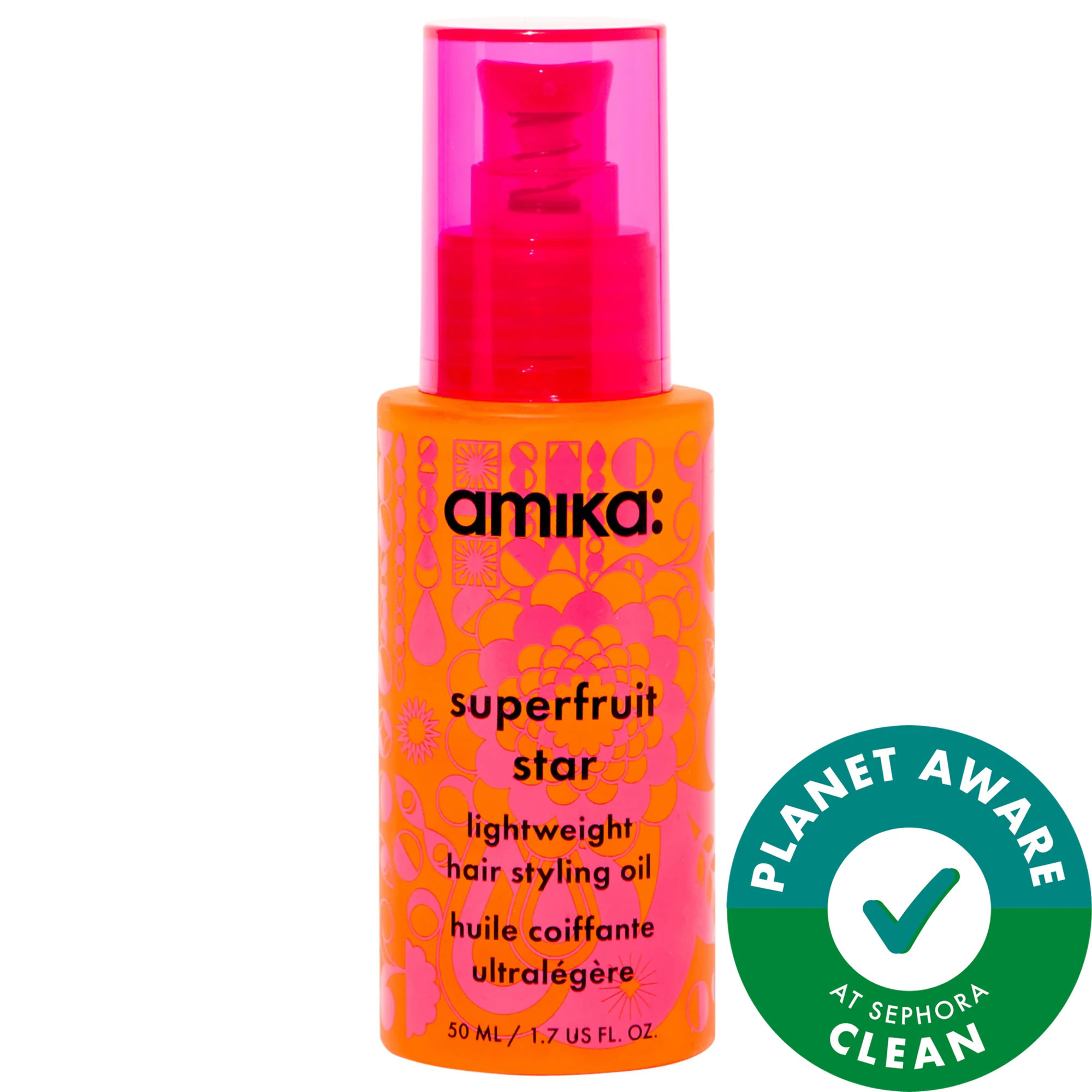 amika Superfruit Star Lightweight Hair Styling Oil 1.7 oz / 50 mL | Sephora (US)