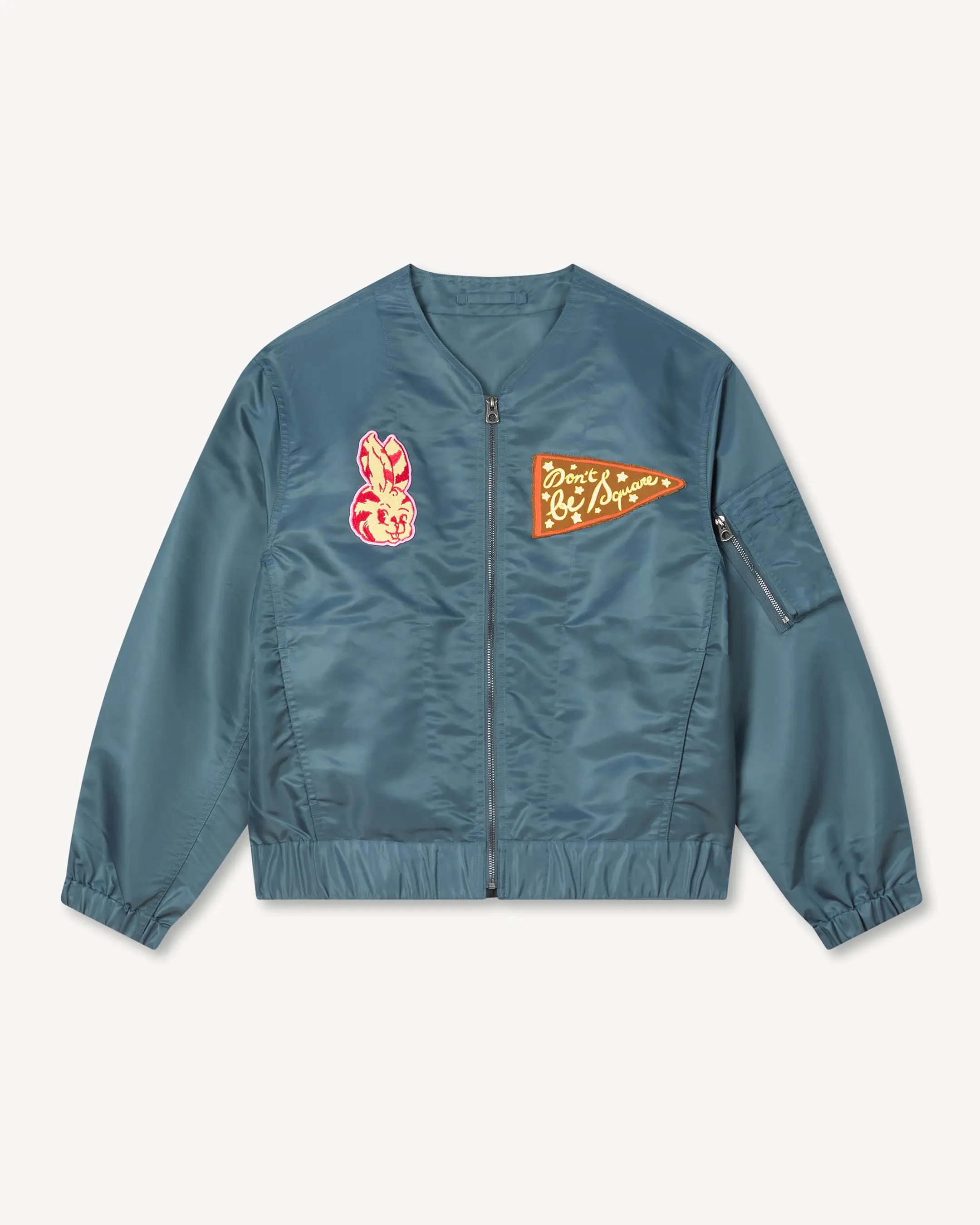 'KENZO Badges' light collarless bomber | KENZO