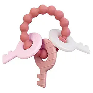 Silicone Teether Ring for Babies Cute Keys Teething Toy Unisex Teething Toy for Baby Boy and Girl... | Amazon (US)