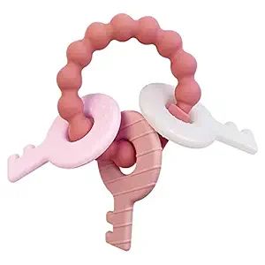 Silicone Teether Ring for Babies Cute Keys Teething Toy Unisex Teething Toy for Baby Boy and Girl... | Amazon (US)