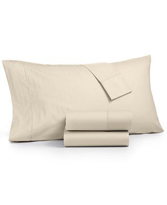 3-Pc. Twin Sheet Set, 400 Thread Count 100% Cotton Percale, Created for Macy's | Macys (US)