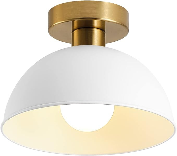 MIAOMEIO Semi Flush Mount Ceiling Light, Modern Ceiling Light Fixture for Kitchen Island Dining R... | Amazon (US)