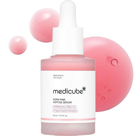 medicube Salmon DNA PDRN Pink Peptide Serum, Pink glow serum, Peptide, Niacinamide, Hydrating & M... | Amazon (US)