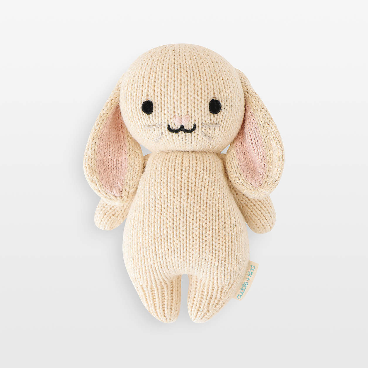 Cuddle+Kind Baby Bunny Yarn Doll + Reviews | Crate & Kids | Crate & Barrel