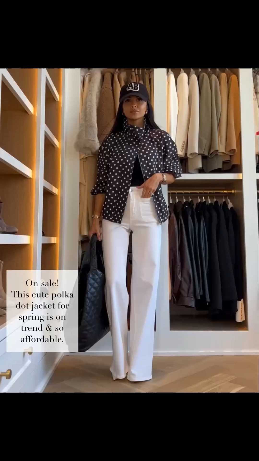 The most chic spring jacket from Amazon that truly looks designer and it’s on sale! I love finding statement pieces like this that instantly elevate a simple denim outfit. The black & white cropped bomber feels playful but polished.

Black and white polka dot Jacket - wearing an XS
Frame jeans - wearing a 24, runs TTS

miamiamine chic spring jackets from Amazon polka dot cropped bomber jacket red bomber jacket statement outerwear elevated casual style favorite denim outfit affordable fashion finds designer inspired style



#LTKmomlife #LTKSaleAlert #LTKootd