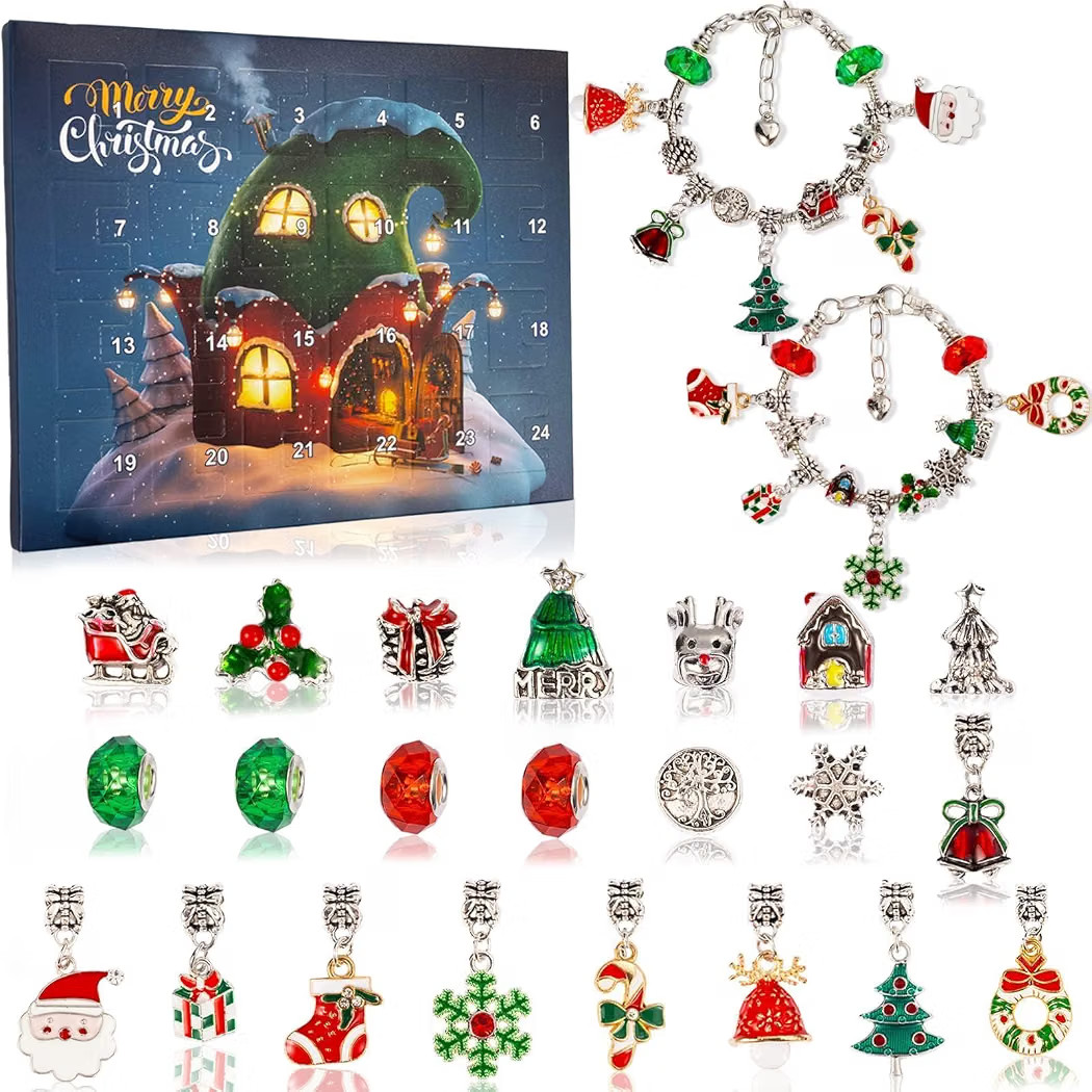 Amazon.com: Christmas Countdown Advent Calendar Bracelets 2026 for Kids Girls Gift | 24 days, 2 b... | Amazon (US)