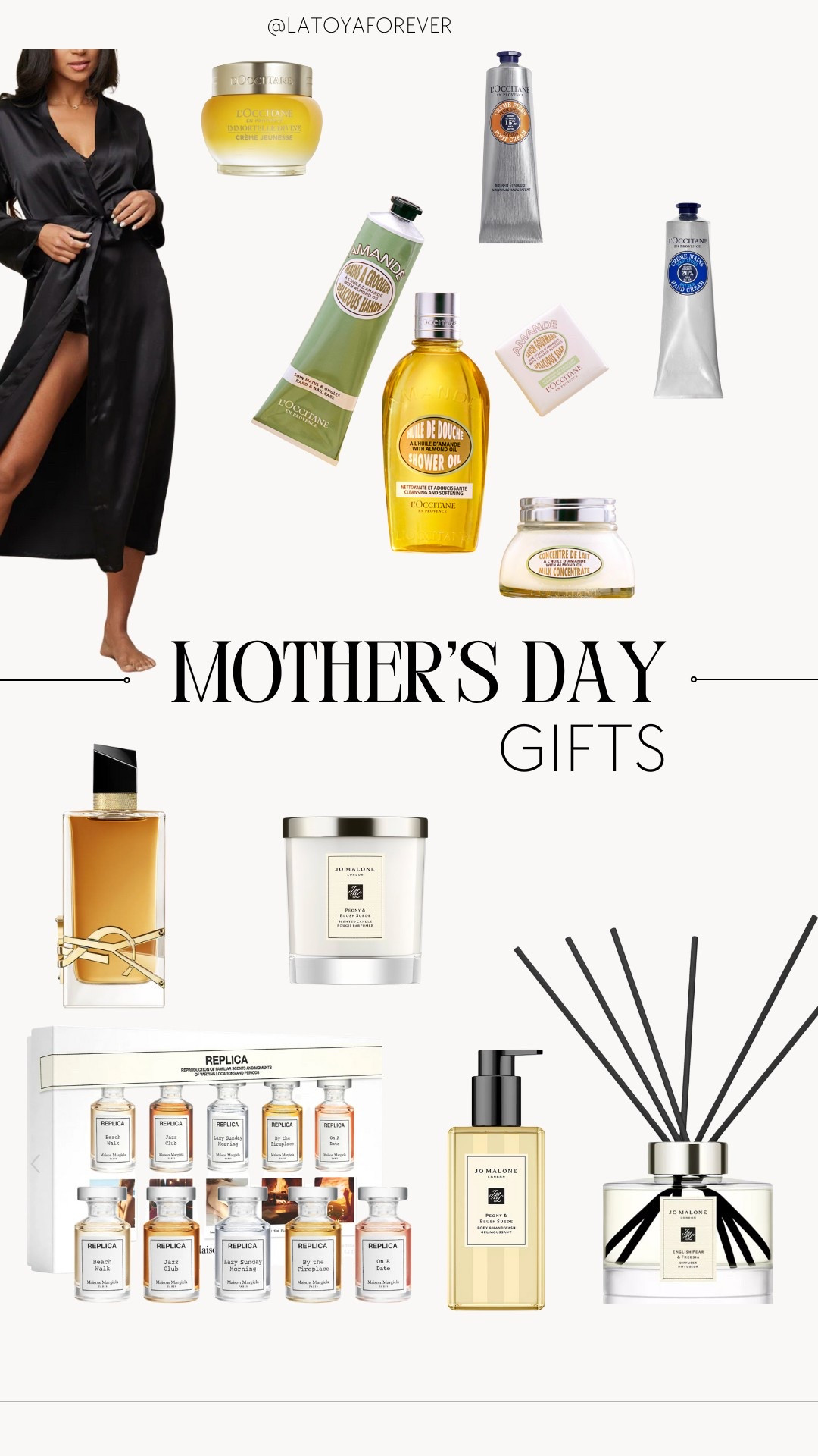Last minute Mother’s Day gifts. Express delivery or prime will get the job done. These products are also trending so run the girls are buying it up  

I highly recommend the L’OCCITANE shower oil, hand cream, foot cream, and the milk concentrate body cream it’s so good. 

The Jo Malone London diffuser smells so good omg. 

#LTKHome #LTKFindsUnder100