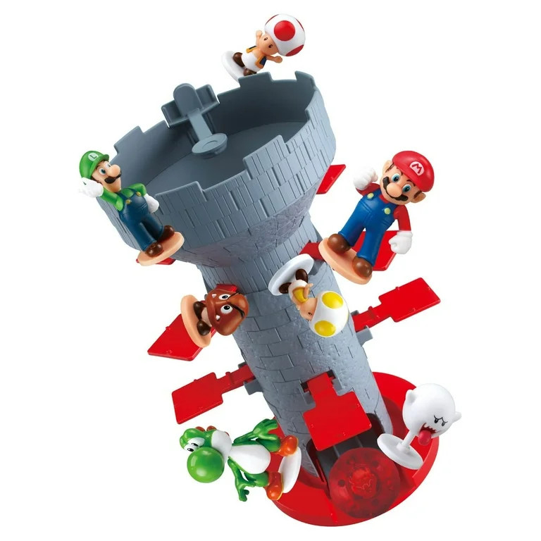 Epoch Games Super Mario Blow Up! Shaky Tower Balancing Game, Tabletop Skill and Action Game with ... | Walmart (US)